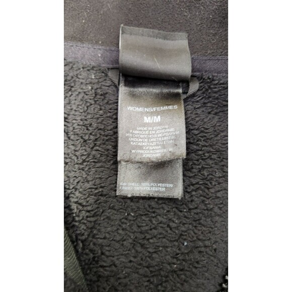 The North Face Jacket Womens M Black Osito Full Zip Fuzzy Soft Fleece Half Dome - Picture 3 of 10